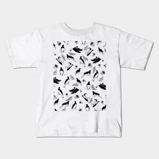 Pigeon Pattern Kereru Kids T-Shirt